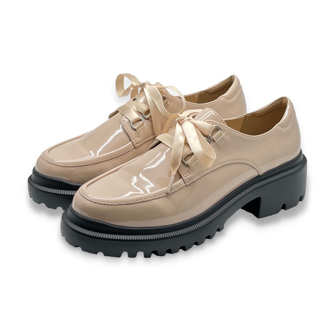 Ribbon lace up sales shoes