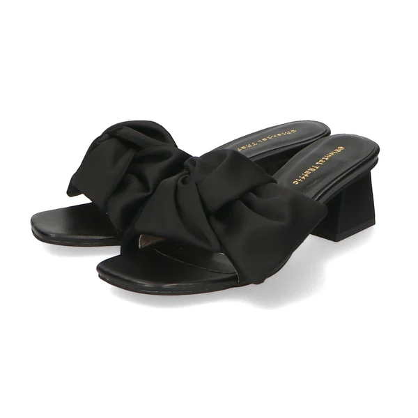 Large Ribbon Mule Sandals